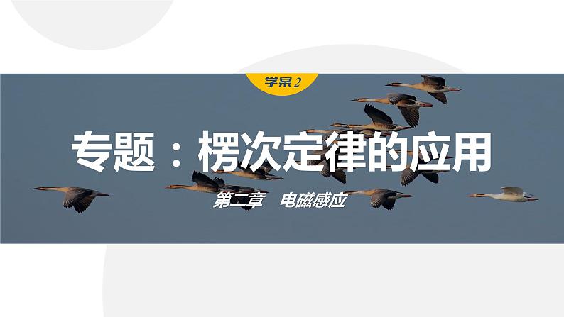 第二章　电磁感应　章末复习与专题  课件（7份打包）高中物理选择性必修二（人教版2019）01