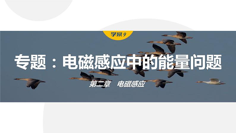 第二章　电磁感应　章末复习与专题  课件（7份打包）高中物理选择性必修二（人教版2019）01