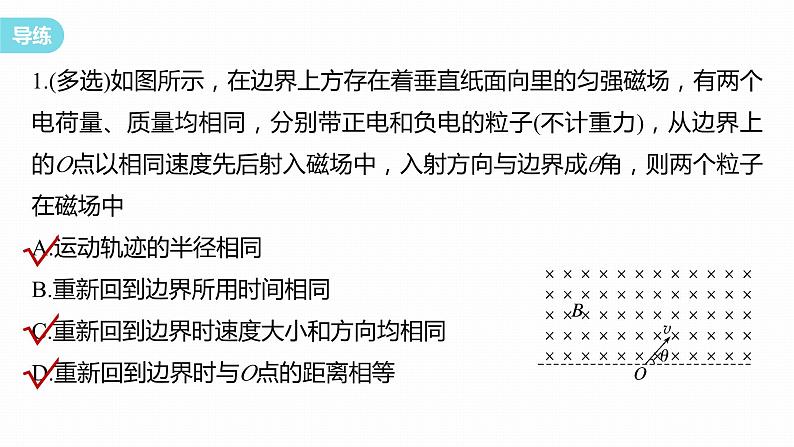 第一章　安培力与洛伦兹力　章末复习与专题  课件（7份打包）高中物理选择性必修二（人教版2019）05