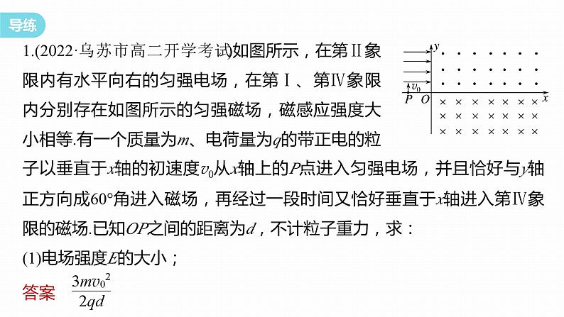 第一章　安培力与洛伦兹力　章末复习与专题  课件（7份打包）高中物理选择性必修二（人教版2019）05