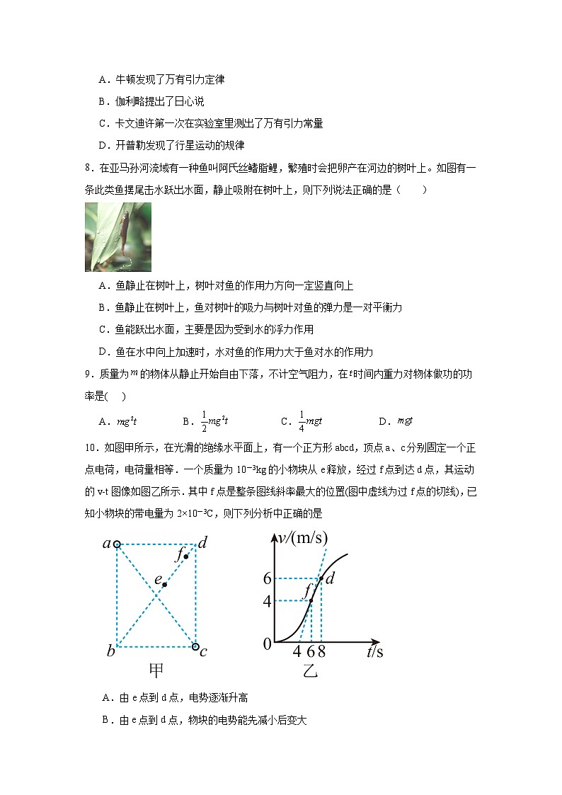 高中物理2024年1月辽宁省普通高中学业水平合格性考试 (1)模拟试题含解析答案第3页