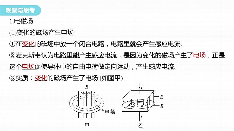 4.2-4　电磁场与电磁波　无线电波的发射和接收　电磁波谱  课件  高中物理选择性必修二（人教版2019）第4页