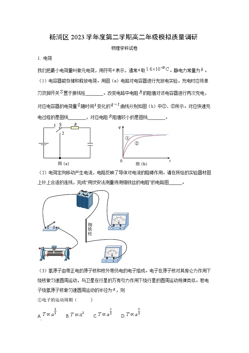 [物理][期末]上海市杨浦区2023-2024学年高二下学期期末模拟试题(解析版)01