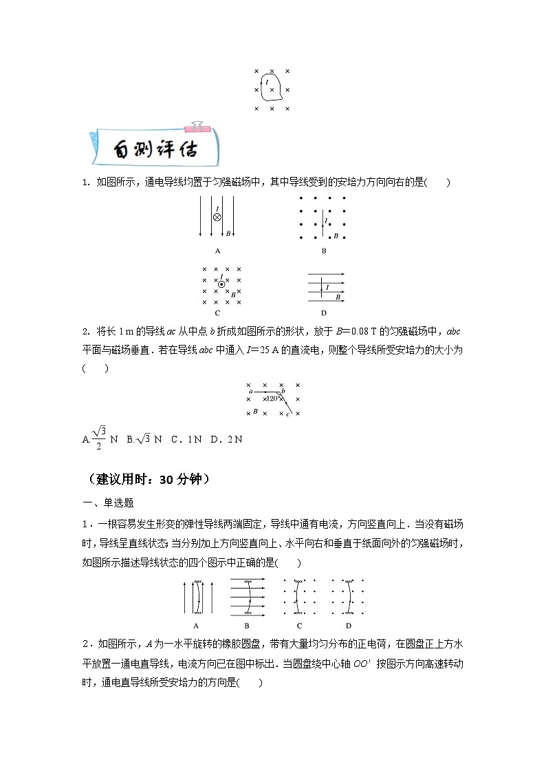 高二物理寒假精品课(人教版2019)第14天安培力(原卷版+解析)03