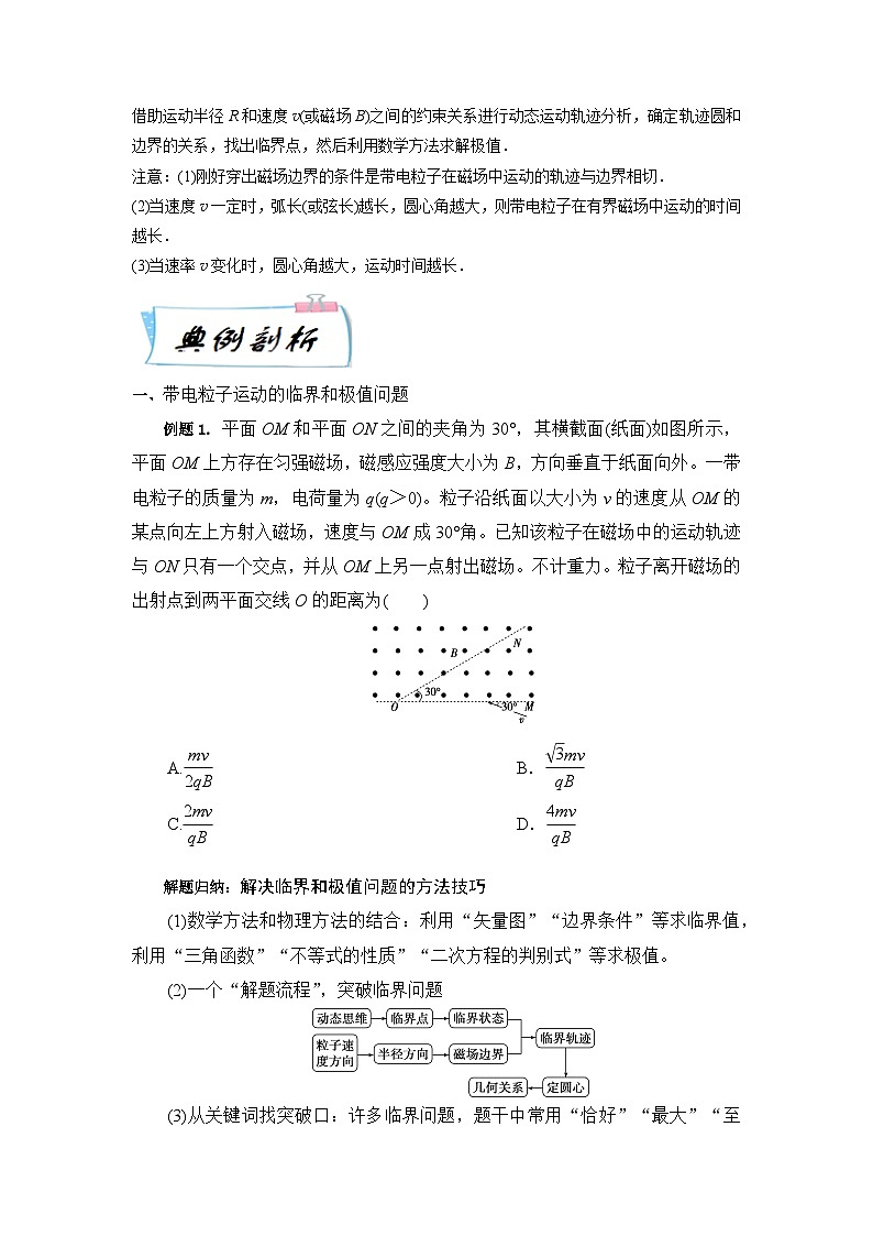 高二物理寒假精品课(人教版2019)第16天带电粒子在磁场中的运动(原卷版+解析)02