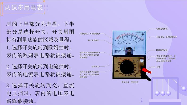 高中物理人教版2019必修第三册11-5实验：练习使用多用电表精品课件第3页