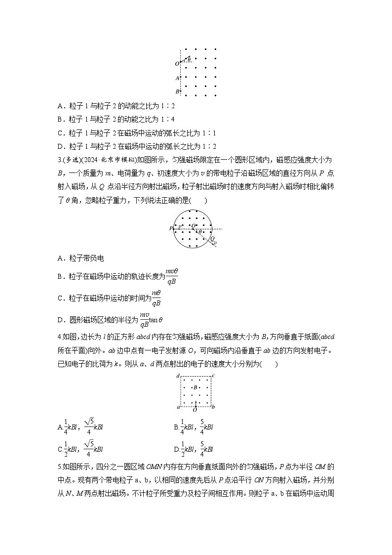 2025年高考物理大一轮复习第十一章　第三课时　专题强化：带电粒子的运动（课件+讲义+练习）02