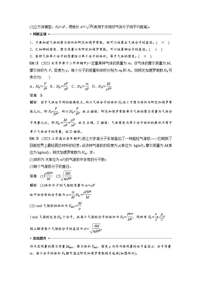 2025年高考物理大一轮复习第十五章　第一课时　分子动理论　内能　固体和液体（课件+讲义+练习）03
