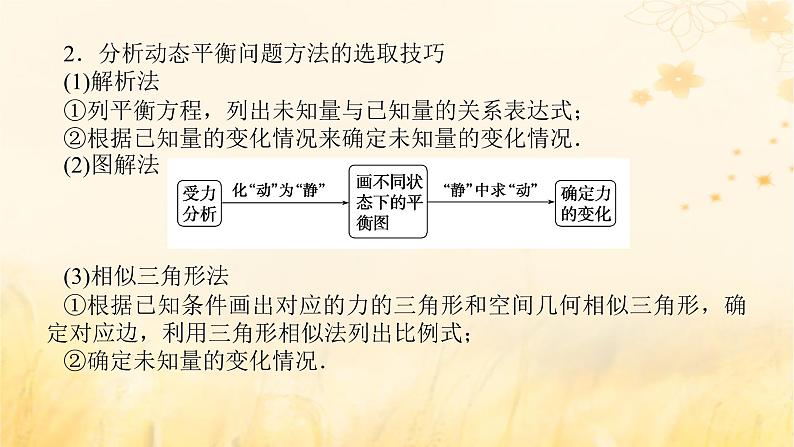 2025版高考物理全程一轮复习第二章相互作用专题强化三动态平衡及平衡中的临界极值问题课件第6页