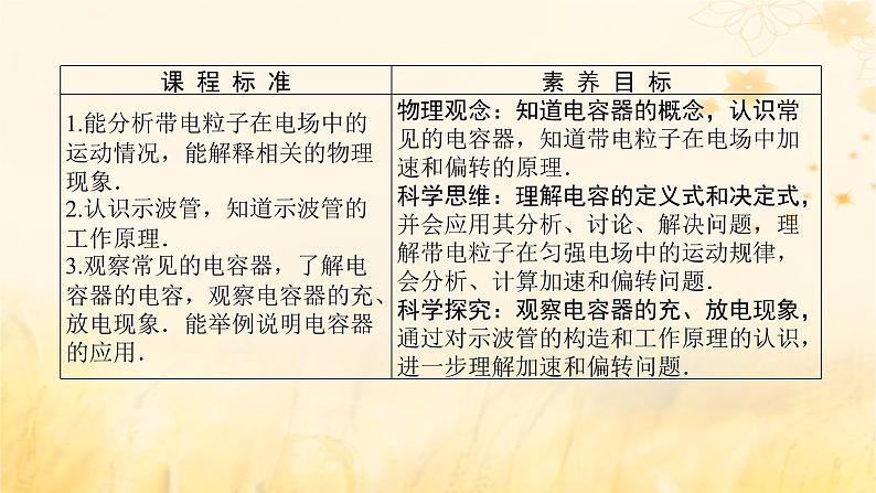 2025版高考物理全程一轮复习第九章静电场及其应用静电场中的能量第三讲电容器的电容带电粒子在电场中的运动课件02