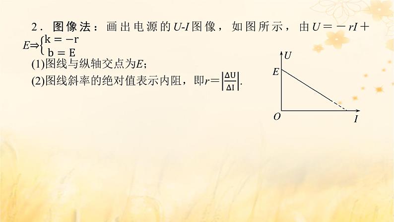 2025版高考物理全程一轮复习第十章电路及其应用电能实验十三测量电源的电动势和内阻课件07