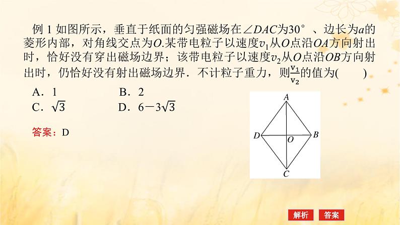 2025版高考物理全程一轮复习第十一章专题强化九带电粒子在磁场中运动的临界极值及多解问题课件06