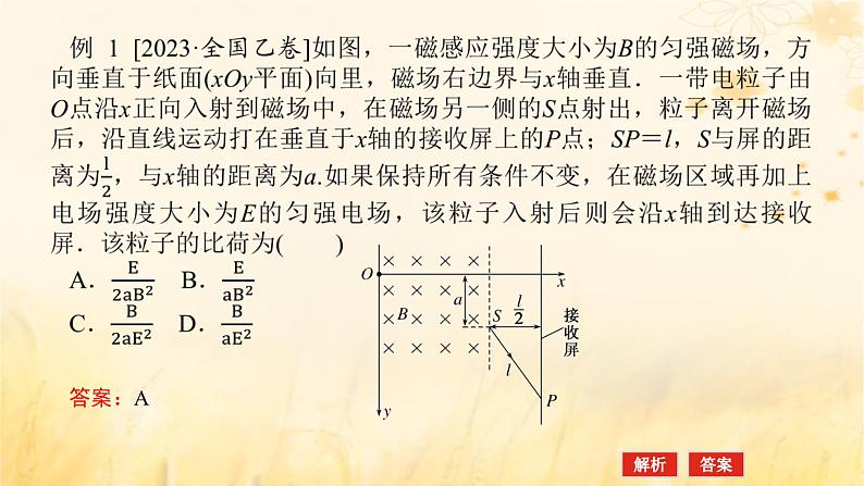 2025版高考物理全程一轮复习第十一章磁场安培力与洛伦兹力专题强化十带电粒子在复合场中的运动课件06