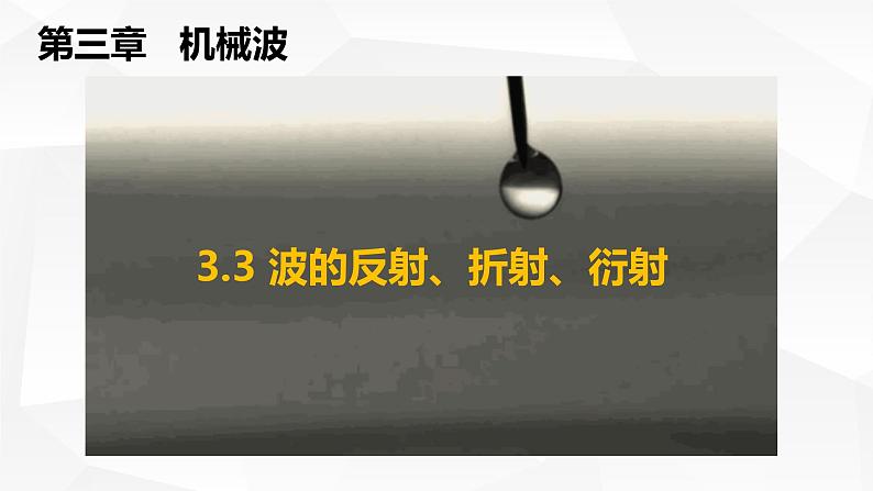 3.3波的反射、折射、衍射第1页