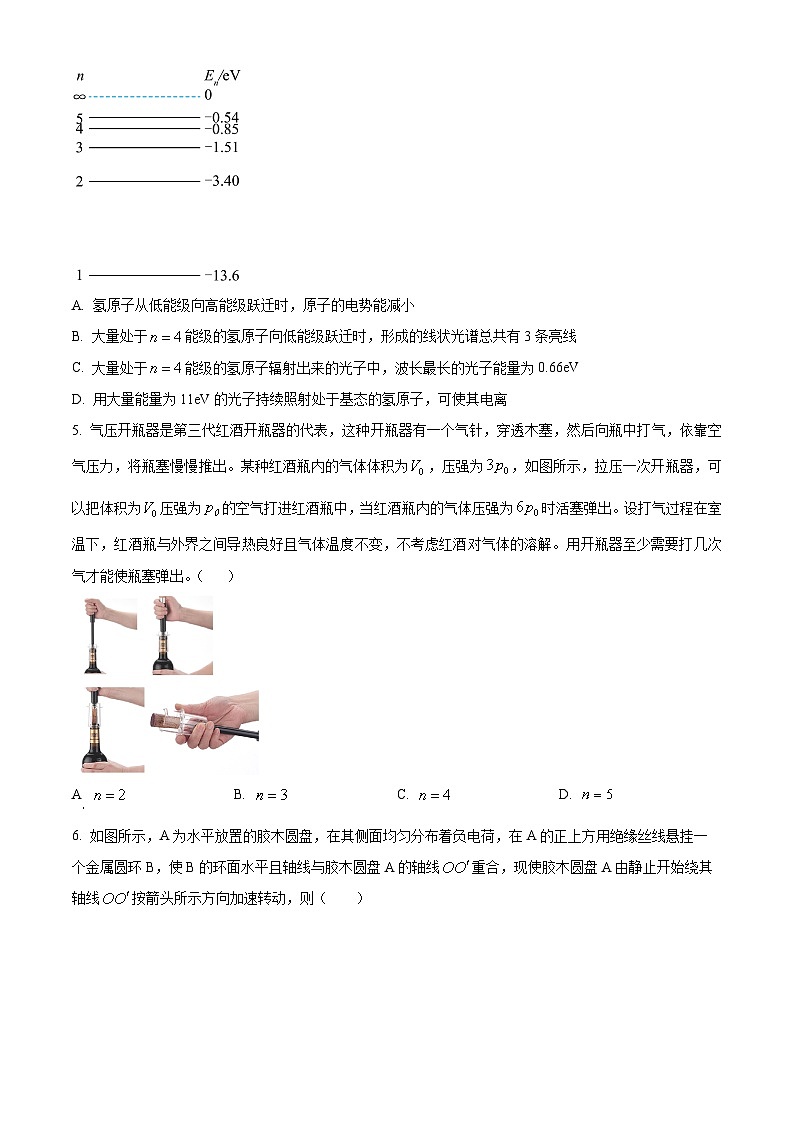 山东省东营市2023-2024学年高二下学期7月期末考试物理试卷（Word版附解析）02