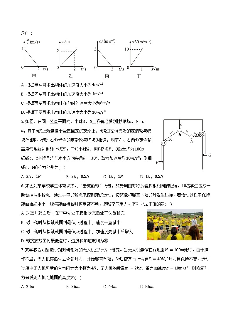 2023-2024学年山东省青岛市即墨一中高二（下）期末物理试卷（含答案）02