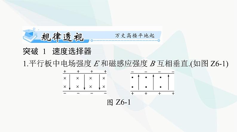 高考物理一轮复习第十章专题六带电粒子在复合场中运动的科技应用课件02