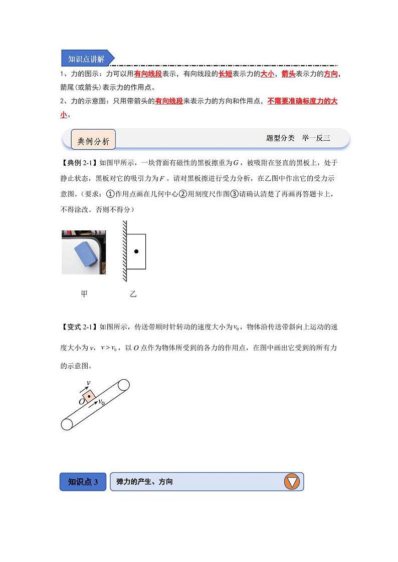 3.1 重力与弹力（知识解读）（学生版） 2024-2025学年高中物理同步知识点解读与专题训练（人教版2019必修第一册）第3页