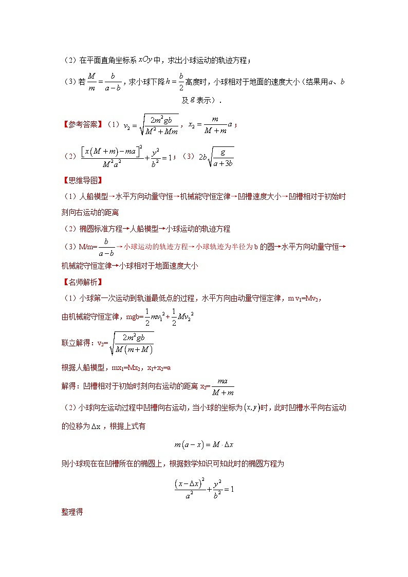 模型32 人船模型和反冲模型-2024高考物理二轮复习80模型最新模拟题专项训练03