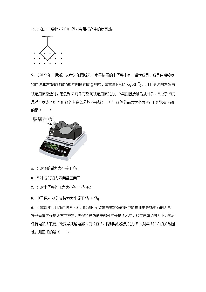 模型49 安培力模型-2024高考物理二轮复习80模型最新模拟题专项训练03