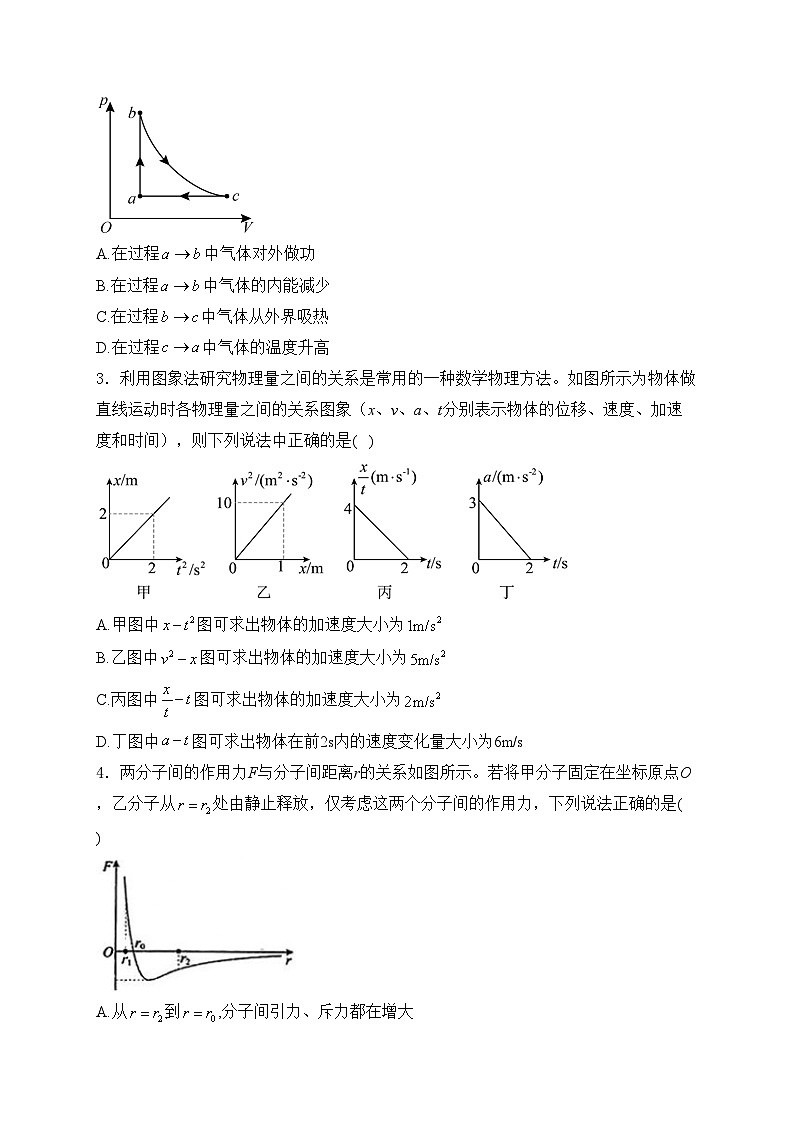 辽宁省鞍山市2023-2024学年高二下学期期末考试物理试卷(含答案)第2页