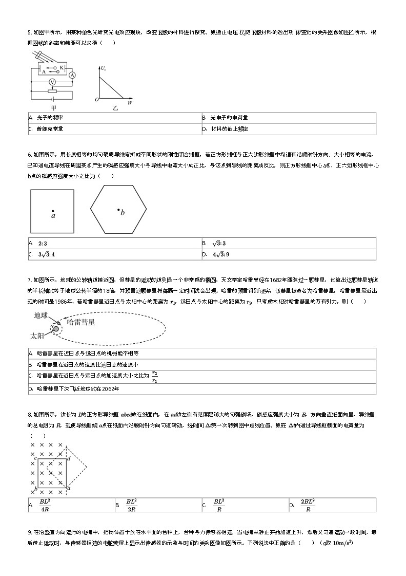 [物理]2024年江苏高三下学期高考模拟物理试卷(信息押题卷(四))原题版第2页