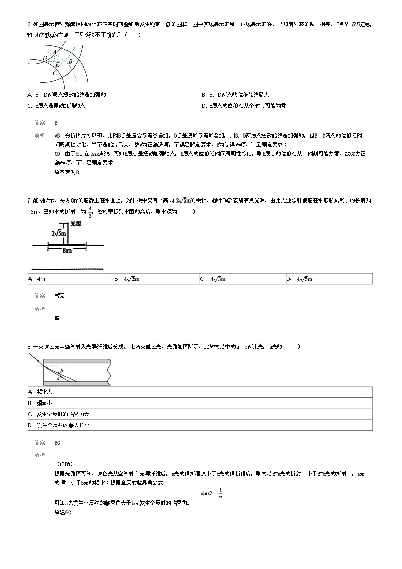 [物理]2023_2024学年内蒙古呼和浩特回民区高二下学期期中物理试卷(原题版+解析版)03