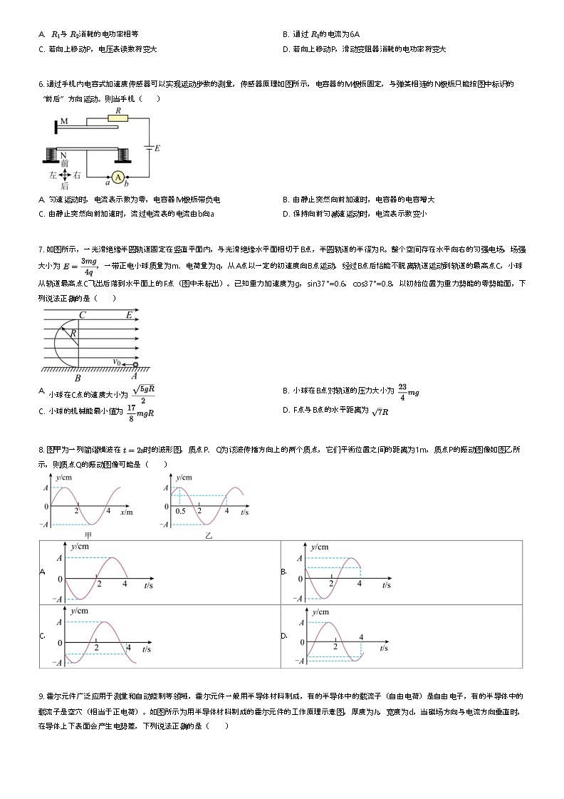 [物理]2023_2024学年四川成都武侯区成都市第七中学高二下学期月考物理试卷(第二次)(原题版+解析版)02