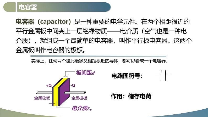 人教版（2019）高中物理必修第三册第十章第4节《电容器的电容》课件04