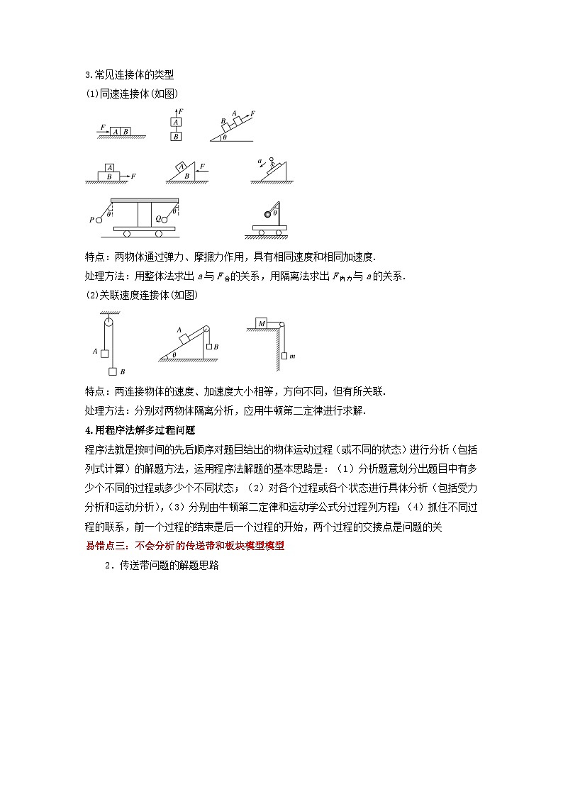 新高考专用备战2024年高考物理易错题精选易错点03牛顿运动定律3大陷阱学生版第2页