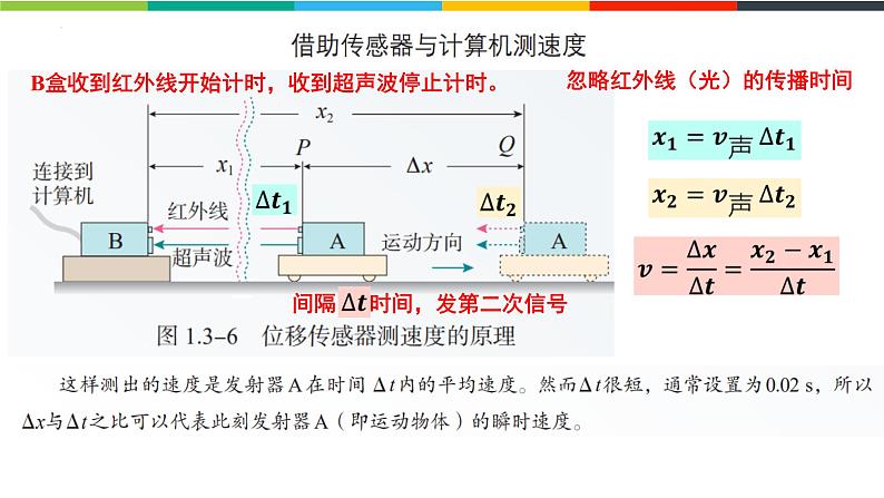 1.3.2测量纸带的平均速度和瞬时速度 速度-时间图像 课件高一上学期物理人教版（2019）必修第一册05