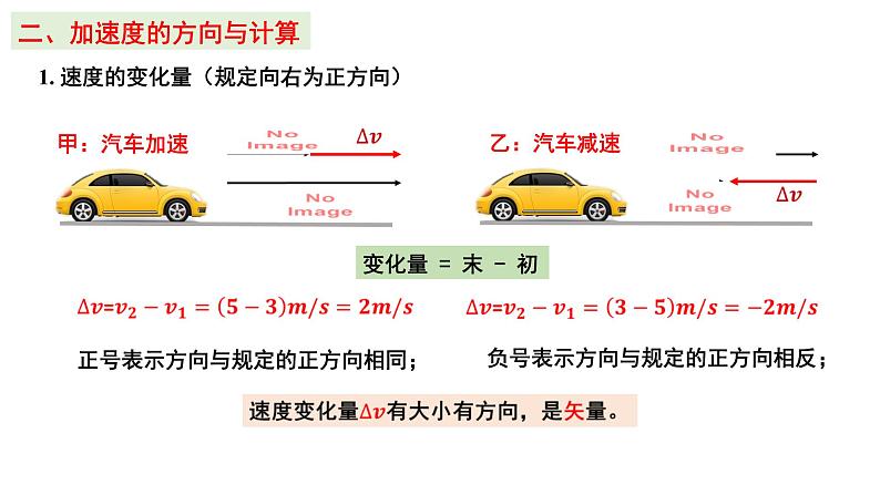 1.4.2加速度 课件 高一上学期物理人教版（2019）必修第一册第4页