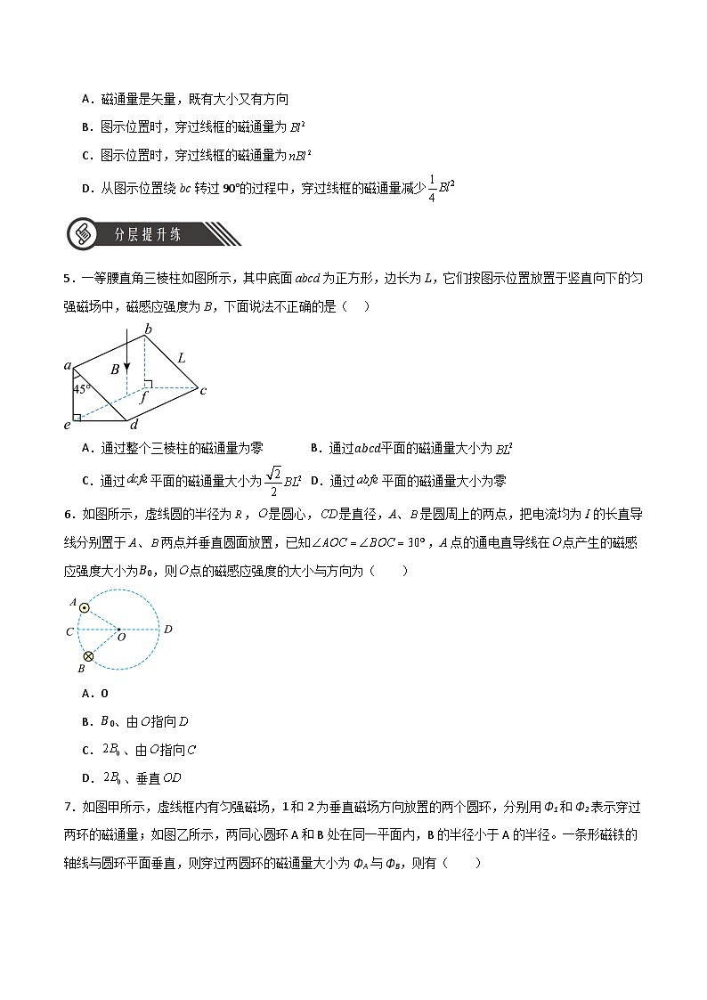 13.2磁感应强度 磁通量（同步作业）（原卷版）第2页