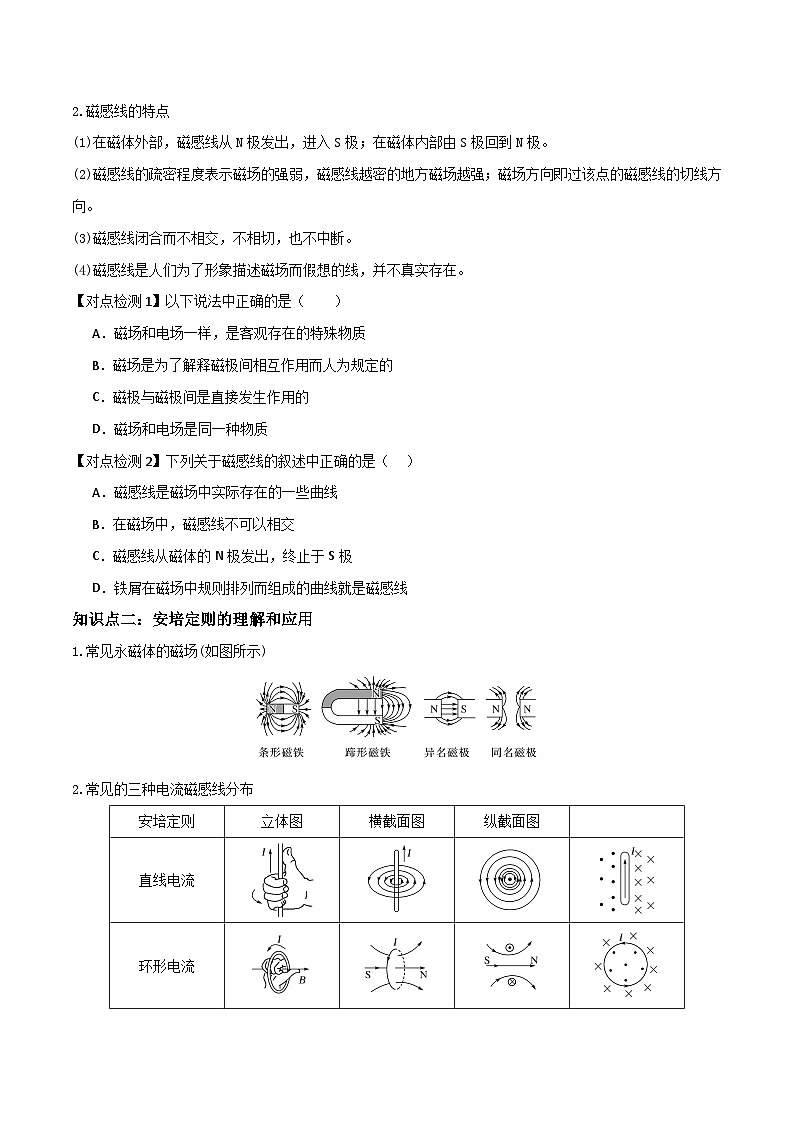 第十三章 电磁感应与电磁波初步知识梳理（原卷版）第2页