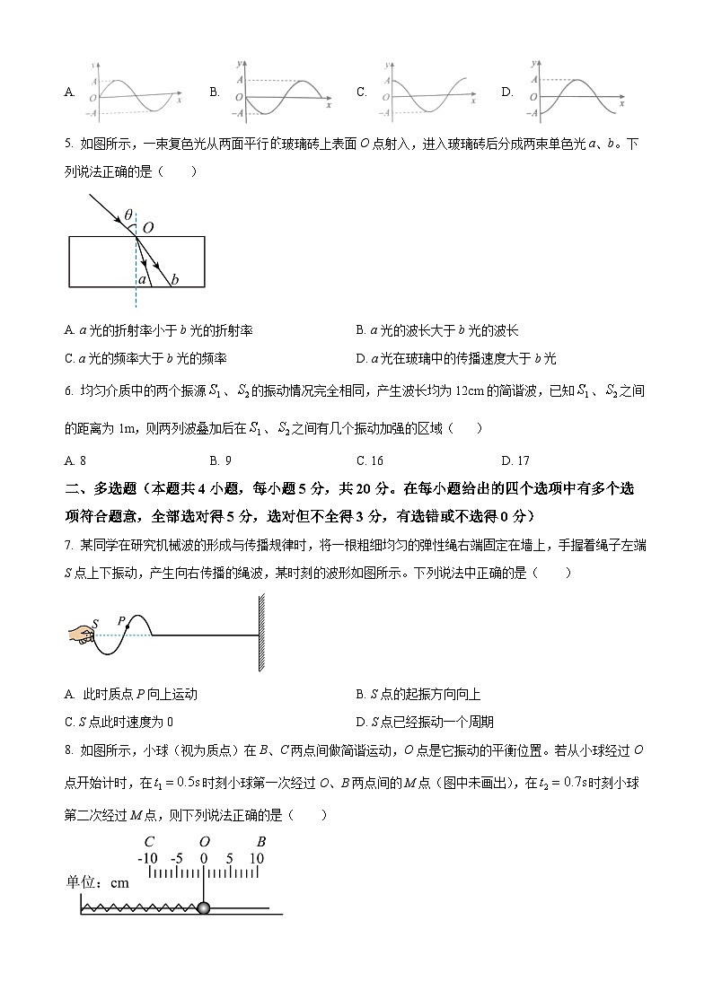 河南省南阳市2023-2024学年高二下学期4月期中考试物理试题（原卷版）第2页