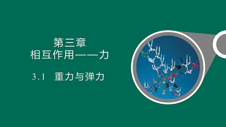 3.1 重力与弹力 课件—高一上学期物理人教版必修第一册第1页