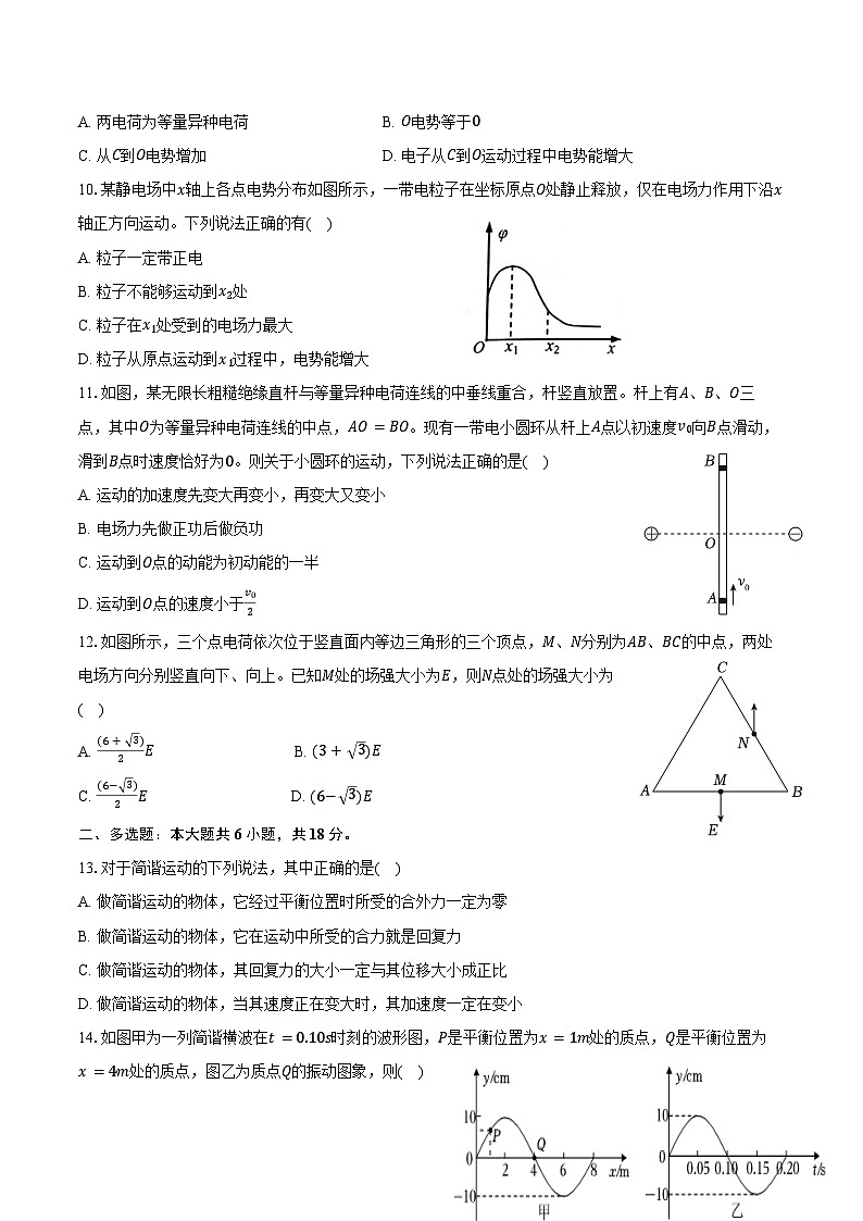 2023-2024学年北京市海淀区清华大学附中高一（下）期末物理试卷（含答案）03