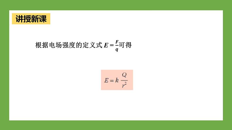 鲁科版高中物理必修三课件 1.4 点电荷的电场　匀强电场05