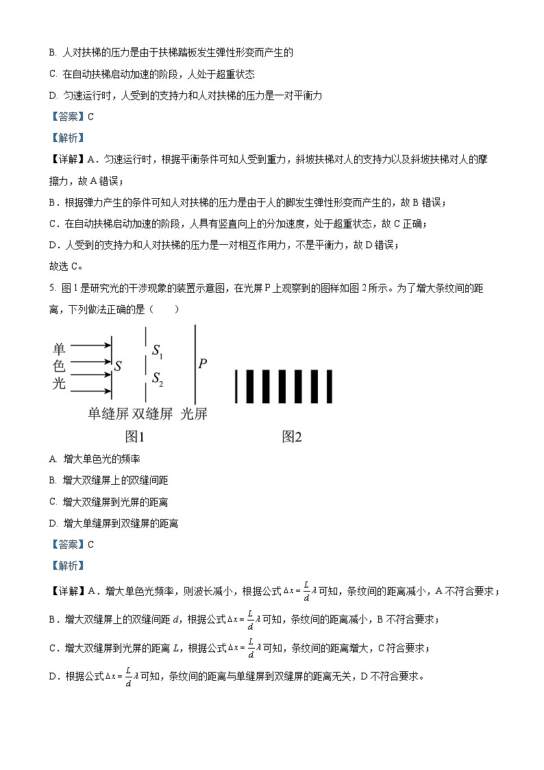 浙江省新力量联盟2023-2024学年高二下学期6月期末考试物理试题（解析版）第3页
