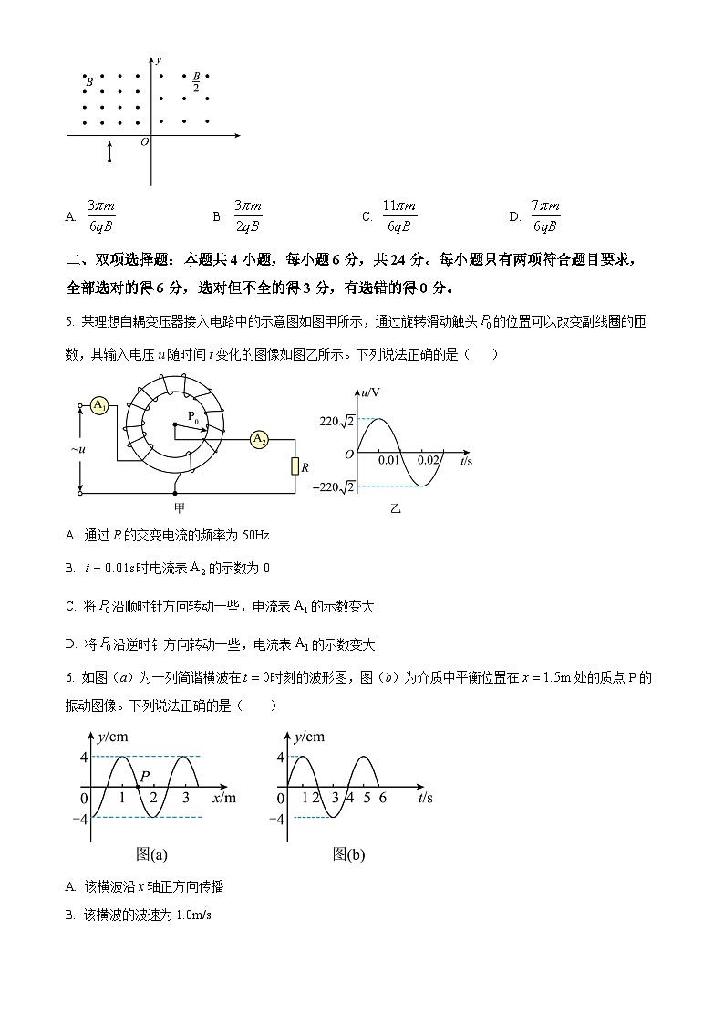 2024泉州高二下学期期末考试物理含解析02