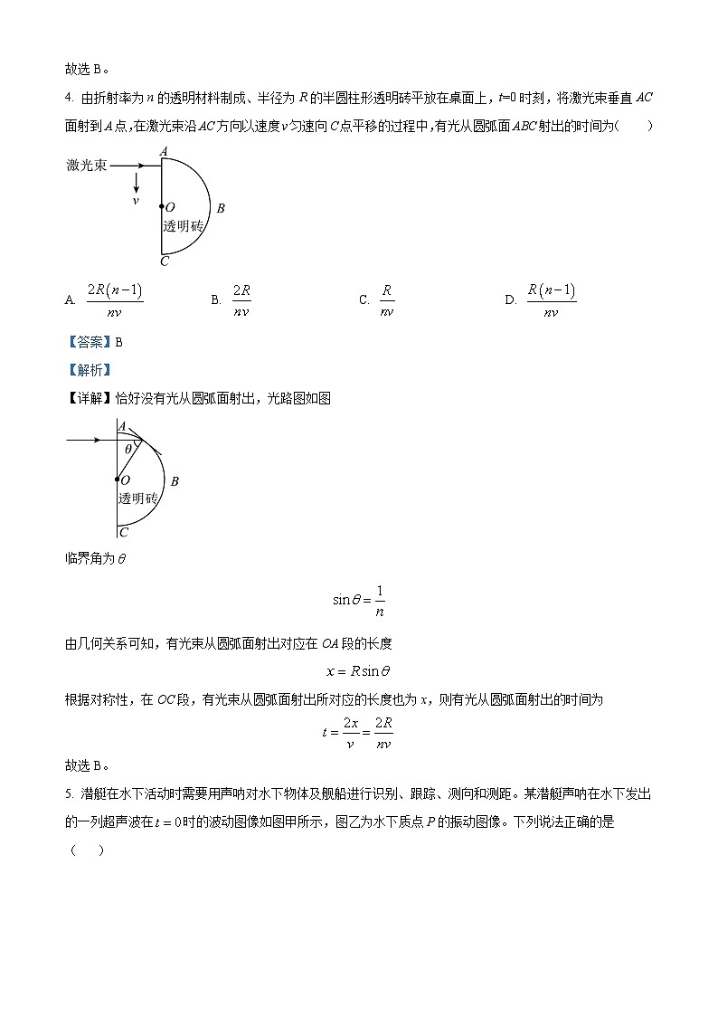 四川省成都市华西高中2023-2024学年新高三下学期零诊模拟考试物理试卷（Word版附解析）03