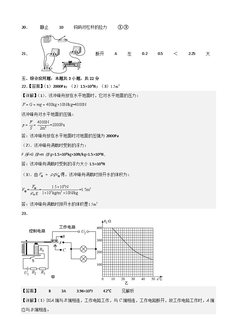 物理（辽宁专用） - 2024年秋季高一入学考试模拟卷 （答案及评分标准）第2页