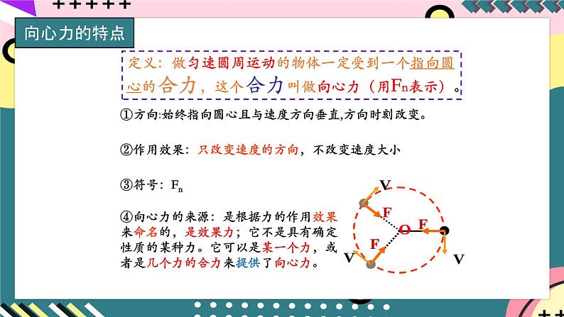 教科版（2019）高一物理必修第二册 2.2《向心力 向心加速度》课件第4页