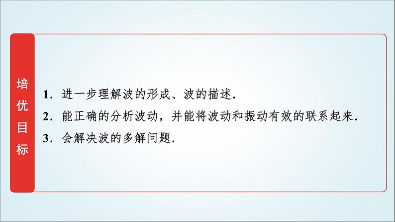 粤教版高中物理选择性必第一册第3章素养提升课(二)波的图像与波的多解问题课件02