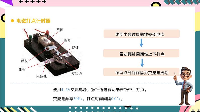 教科版（2019）必修第一册 1.4《实验：用打点计时器测量小车的速度》课件05