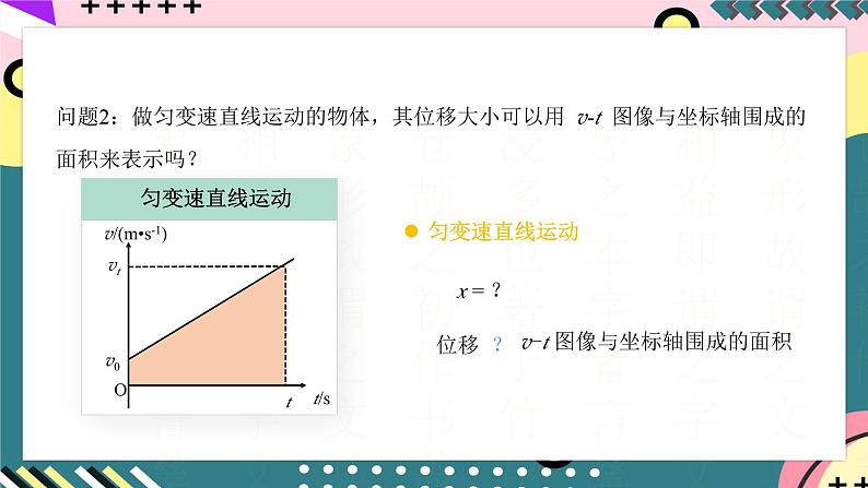 教科版（2019）必修第一册 2.3《匀变速直线运动位移与时间关系》课件05