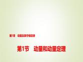 鲁科版高中物理选择性必修第一册第1章第1节动量和动量定理课件