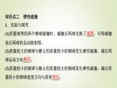 魯科版高中物理選擇性必修第一冊第1章第4節(jié)彈性碰撞與非彈性碰撞課件