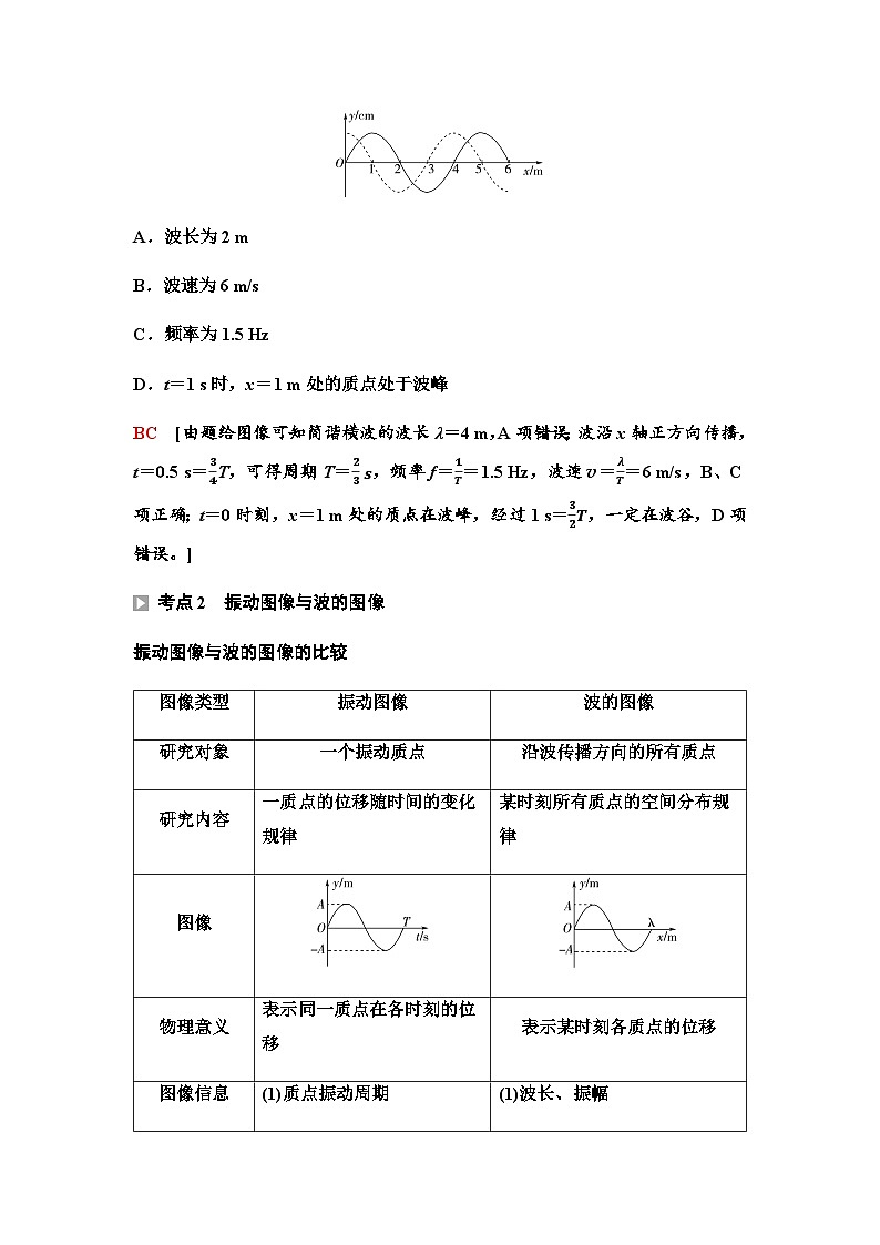鲁科版高中物理选择性必修第一册第3章素养培优课(三)机械振动与机械波及波的多解问题学案03