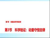 鲁科版高中物理选择性必修第一册第1章第3节科学验证动量守恒定律课件